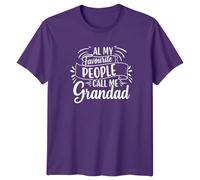 T-shirt del nonno Tutte le mie persone preferite Call Me Grandad divertente...