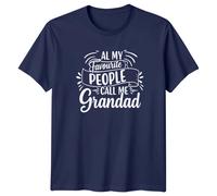 T-shirt del nonno Tutte le mie persone preferite Call Me Grandad divertente...