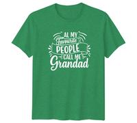 T-shirt del nonno Tutte le mie persone preferite Call Me Grandad divertente...