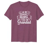 T-shirt del nonno Tutte le mie persone preferite Call Me Grandad divertente...