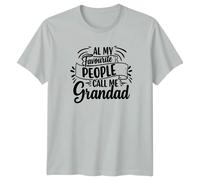 T-shirt del nonno Tutte le mie persone preferite Call Me Grandad divertente...
