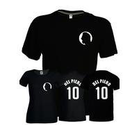 T-shirt Del Piero 10 su schiena Alex capitano Nera Uomo o Donna tifoso cotone