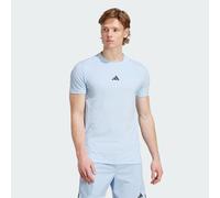 Adidas Designed For Training Workout Short Sleeve T-shirt Blu S / Regular Uomo