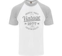 T-Shirt Di Baseball Vintage Anno 49 Compleanno 1977 Da Uomo