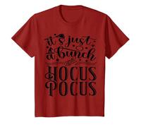T-shirt di Halloween It's Just A Bunch Of Hocus Pocus Maglietta