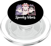 T-shirt di Halloween pastello Kawaii Ghost Cute Spooky Vibes PopSockets PopGrip per MagSafe