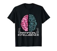 T-shirt di intelligenza artificiale, camicia AI, magliette AI robot Maglietta