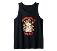 T-shirt di meme gatto divertente Meow manda la tee di amante Canotta