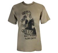 T-Shirt Di Monty Python's Flying Circus God Save The Queen