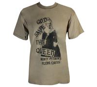 T-Shirt Di Monty Python's Flying Circus God Save The Queen