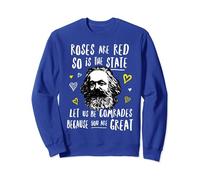 T-shirt di San Valentino comunista di Karl Marx | Le rose sono rosse Felpa