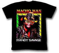 T-Shirt Di Wrestling Authentic Macho Man Randy Savage Time Of My Life S-2XL