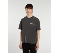 Dickies - Slayden - T-shirt color nero slavato in tessuto pesante con logo grande stampato sul retro L