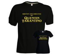 T-SHIRT Directed by QUENTIN TARANTINO cinema uomo donna regista nera regalo