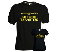 T-SHIRT Directed by QUENTIN TARANTINO cinema uomo o donna nera Pulp Fiction film