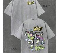 T-shirt Disney a maniche corte con stampa di Buzz Lightyear; realizzata in puro cotone, è morbida e traspirante. L,M,S,XL,XXLFumetto