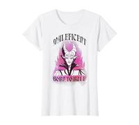 T-shirt Disney con grafica Maleficent Flames Maglietta, Donna, Bianco, S