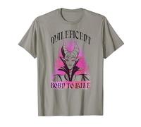 T-shirt Disney con grafica Maleficent Flames Maglietta, Uomo, Ardesia, S