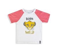 T-shirt Disney Il Re Leone maglietta maniche corte maglia bambina in cotone 5427