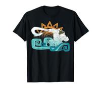 T-shirt Disney Moana Maui Hook Surf and Sun Gradient Gradient Maglietta