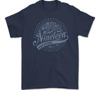 T-Shirt Distressed Per Il 70° Compleanno Fatto Nel 1956 Uomo 100% Cotone