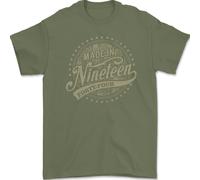 T-Shirt Distressed Per L'82° Compleanno Fatta Nel 1944 Uomo 100% Cotone