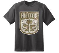 T-Shirt Distressed Walking Dead HILLTOP Uomini Negan Rik Daryl Lucile Kingdom TV