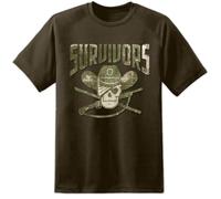 T-Shirt Distressed Walking Dead Survivors Negan Rik Daryl Lucile Kingdom TV