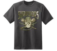 T-Shirt Distressed Walking Dead Survivors Negan Rik Daryl Lucile Kingdom TV