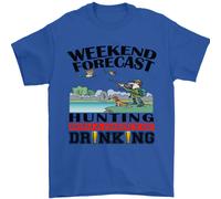 T-Shirt Divertente Da Cacciatore Uomo Per Il Weekend Di Caccia 100% Cotone