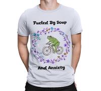 T-shirt divertente Frog bicicletta per adulti ideale per abbigliamento...