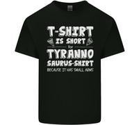 T-Shirt Divertente In Cotone Uomo Tyrannosaurus Rex Dinosaur T-Rex
