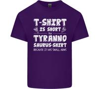 T-Shirt Divertente In Cotone Uomo Tyrannosaurus Rex Dinosaur T-Rex