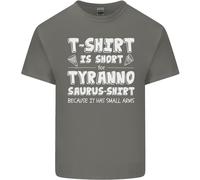 T-Shirt Divertente In Cotone Uomo Tyrannosaurus Rex Dinosaur T-Rex
