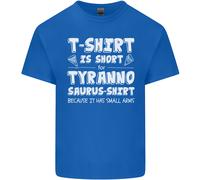 T-Shirt Divertente In Cotone Uomo Tyrannosaurus Rex Dinosaur T-Rex