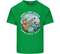 T-Shirt Divertente Per Bambini Cacciatori Che Fanno Un Altro Richiamo