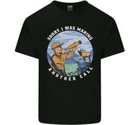 T-Shirt Divertente Per Bambini Cacciatori Che Fanno Un Altro Richiamo