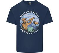 T-Shirt Divertente Per Bambini Cacciatori Che Fanno Un Altro Richiamo