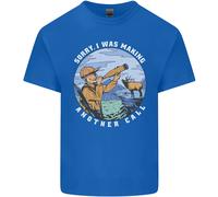 T-Shirt Divertente Per Bambini Cacciatori Che Fanno Un Altro Richiamo
