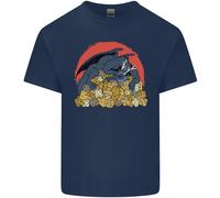 T-Shirt Divertente Per Bambini Con Dadi RPG Drago