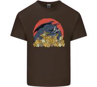 T-Shirt Divertente Per Bambini Con Dadi RPG Drago
