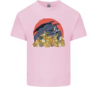 T-Shirt Divertente Per Bambini Con Dadi RPG Drago