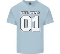 T-Shirt Divertente Per Il Compleanno Di Nozze Del Suo Re Per Bambini