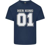 T-Shirt Divertente Per Il Compleanno Di Nozze Del Suo Re Per Bambini