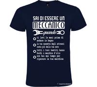 T-shirt divertente Sai di essere un Meccanico quando Italian Style Diffusion