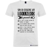 T-shirt divertente Sai di essere un Meccanico quando Italian Style Diffusion