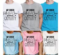 T-shirt divertente Snack Run Quote casual e divertente per uomo e donna...