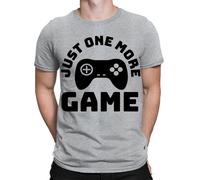 T-shirt divertenti da uomo donna Just One More Game Videogiochi Gamers Gift...