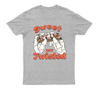 T-shirt dolce ma contorta dessert unisex regalo retrò divertente donna...