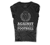 T-shirt donn nera No al Calcio Moderno - Against Modern Football shirt
